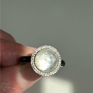 IPPOLITA Lollipop Carnevale Ring in Sterling Silver with Diamonds-size 6